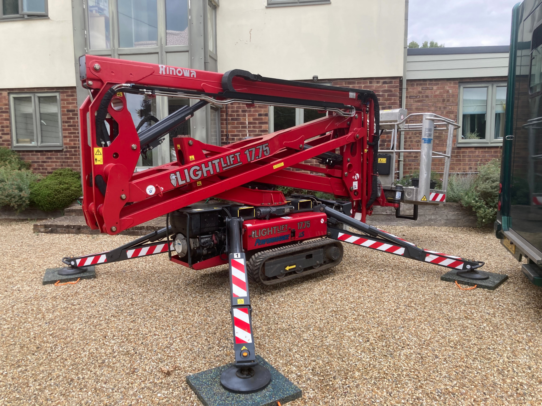 Hinowa LightLift 17.75 tracked cherry picker ready for use